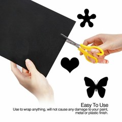 1-10pcs Black Self Adhesive Back Felt Sheets Fabric Sticky Art Craft Making