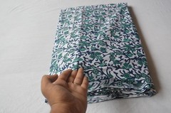 100% Cotton 15 Yard Fabric Indian Hand Printed NO TARRIF CHARGES 100% ✅ZK-6*