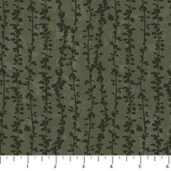 Tranquility By FIGO Fabrics – Green Vine Stripe #91146-76
