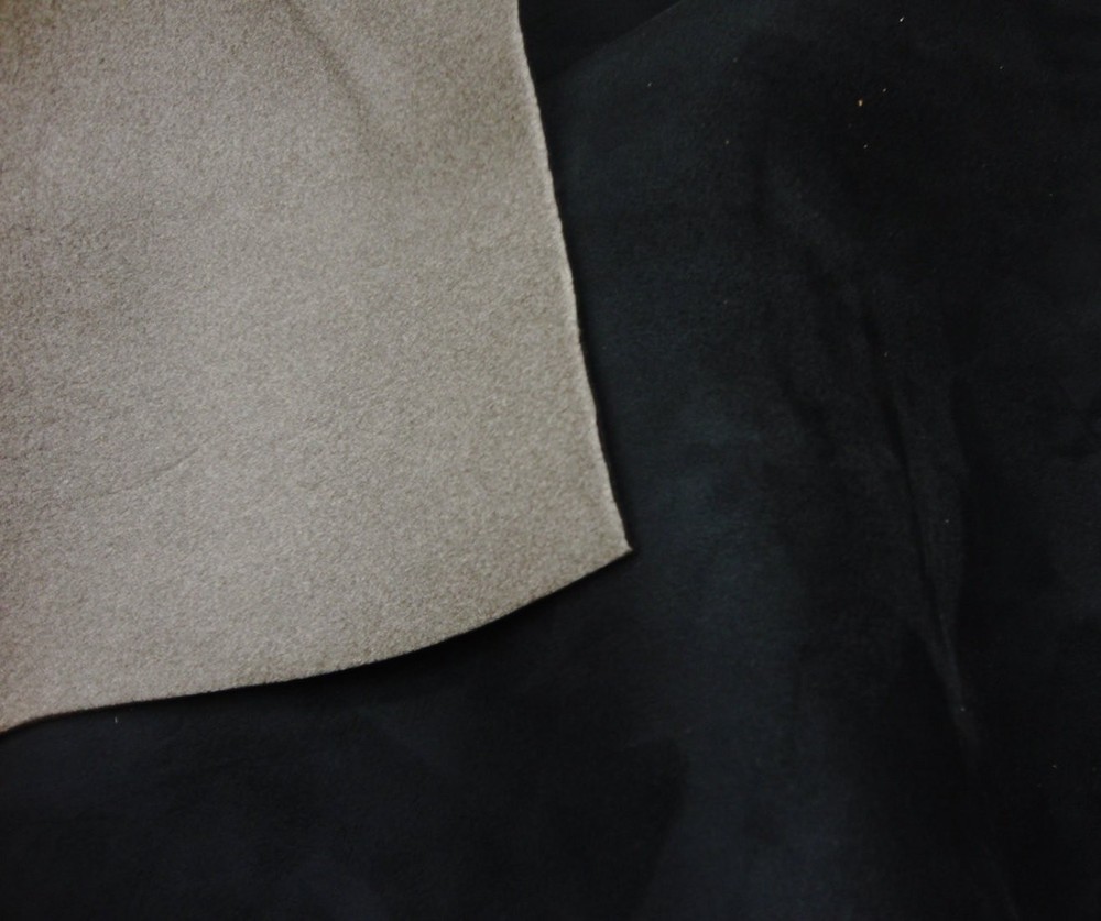 Black Suede Headlining Foam Backed Fabric 60″ Wide by The 60 Inches,