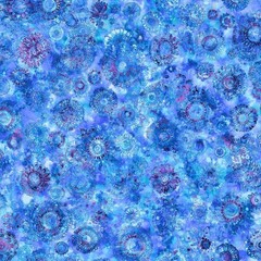4 yds Gypsy 100% Cotton Quilting Fabric, PERIWINKLE
