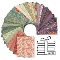 Autumn Bouquet By Renee Nanneman For Andover 28 PCFat Quarter Bundle