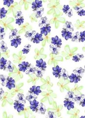 55” Wide By Yards Floral Soft Rayon Viscose Materia Fabric Children