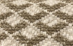 Thibaut Woven Geometric Chenille Upholstery Fabric- Scala / Flax 2 yds W80724
