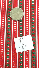 Vintage Lot Christmas Fabric Plaids Stripes Checks. 4+ yards
