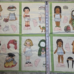 Paper Dolls 8 Characters By Sibling Arts Studio For Newcastle Fabric