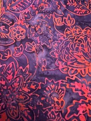 6 yards x 44″. Anthology Batik Fabrics.