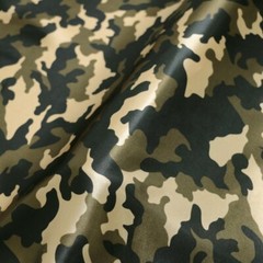 By Yard Camouflage Pattern Satin Fabric Charmeuse Lining Material Soft