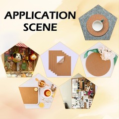 Thin Adhesive Craft Cork Sheets 1mm 11.8×8.3in Stickers for Crafts and DIY