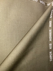 Vintage ‘88 Ormezzano 52% Mohair 48% Wool Olive Drab Italian Suiting 2.7m 280g/m