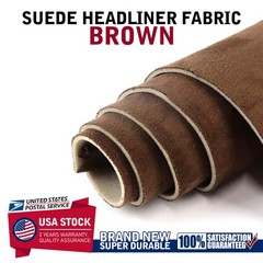 47″×60″ Brown Headliner Fabric Suede Material for Car/Truck/SUV Roof Upholstery