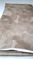 Metallic Sunburst Embossed Vinyl Fabric Remnant 50″x75″ Upholstery Heavy