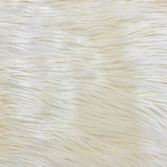 Eden IVORY Shaggy Long Pile Soft Faux Fur Fabric by the Yard