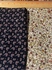 3 pieces of cotton, quilting weight fabric/see listing for measurements