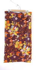 Vintage 70s Nylon Psychedelic fabric 184cm wide x 3.4 meters