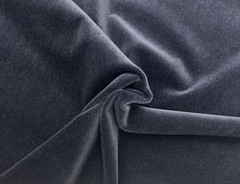 DESIGNER PLUSH MOHAIR GRAVEL GRAY VELVET WOOL MULTIPURPOSE FABRIC BY YARD 55″W
