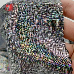 Glitter Laser Polyester Fabric Holographic Wedding Background Decor Material DIY