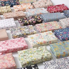 140cm Wide Cotton Poplin Floral Print Fabric Summer Dress Quilting Craft