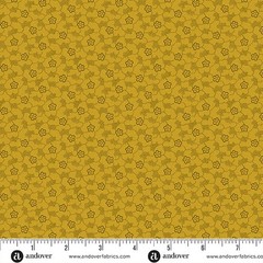 ANDOVER – Little Gems by Andover Fabrics – Floral Dot – Yellow 1/4yd