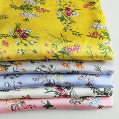 1Yard*150cm Soft Crepe Charmeuse Material Fabric Dress Scarf Tecido Tilda