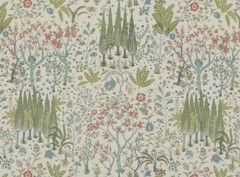 GP & J BAKER LIFESTYLE CURTAIN FABRIC Bridport 6.4 METRES GREEN 100% COTTON