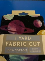 NEW FABRIC EDITIONS 1 YARD COTTON PLANETS PRECUT SEWING & CRAFT FABRIC 36X42″