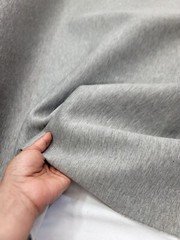 Fabric sold by the Yard Stretch Scuba Gray Matte Super Techno Fashion