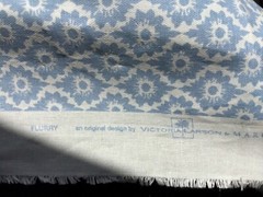 1 yard Victoria Larson “Flurry” Linen Blend like Sister Parish Fabric 36″ x 54