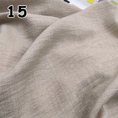50*150cm Summer Cool Soft Faux Linen Cotton Fabric Wrinkle Texture DIY Designer