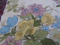 4793. House ‘n Home FLORAL BOUQUETS Home Decor COTTON FABRIC – 60″ x 1-3/8 yds.