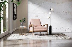 AC Bellagio Stain Resistant Velvet Upholstery Fabric by The Yard