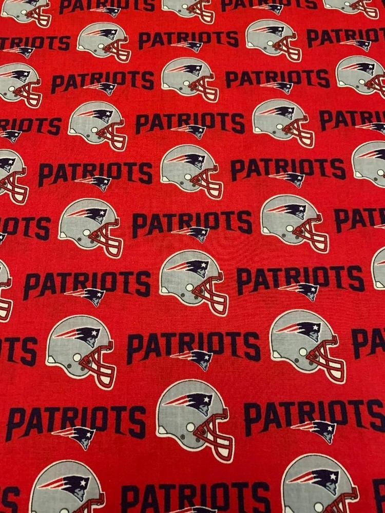 New England Patriots Cotton 1-7/8 yds x 56″W