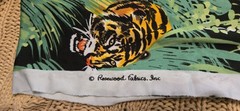 Vintage Rosewood Fabrics Inc. Lightweight Cheetah Animal Print Fabric 60″ × 124″
