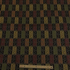 Burch Fabric Rana Black Upholstery Fabric