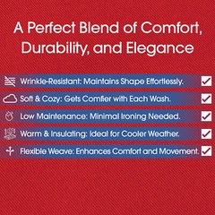 Red Poly Cotton Twill Fabric – 60″ Wide – Sold by the Yard & Bolt