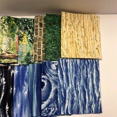 Hancock’s Fabric Paducah Fat Quarters “Natures Elements” Quantity 22 Pieces