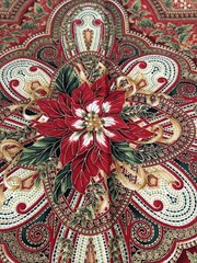 Peggy Toole Robert Kaufman Holiday Flourish 12409 Japan Quilting Fabric 1 Yd