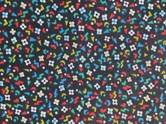 3 X Half Yards Fabric New Red Green Black Quilting Crafts Sewing Projects Multi