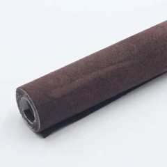 Black Alcantara Style Self Adhesive Car Interior Vinyl Wrap Faux Suede
