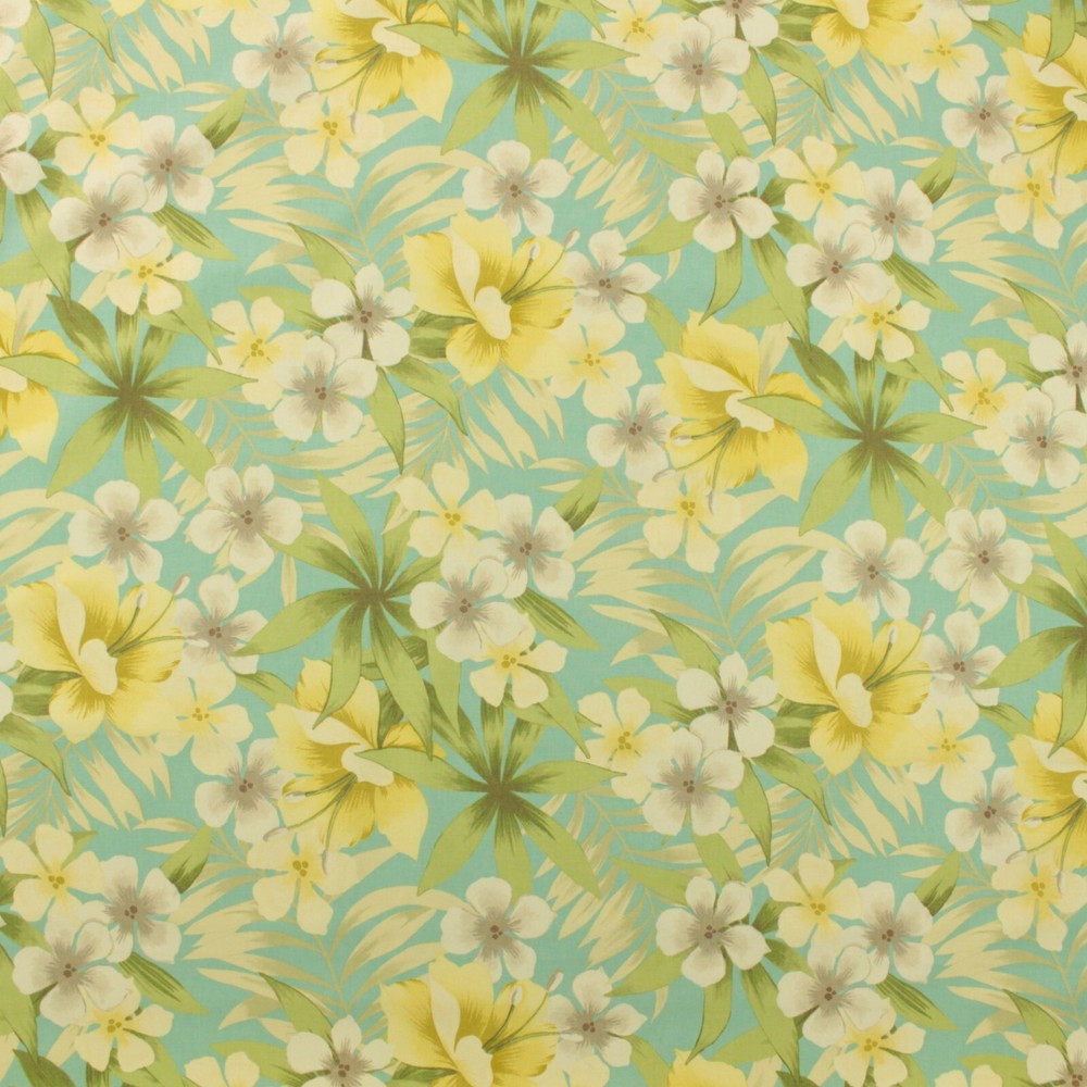 TOMMY BAHAMA SUGAR BEACH BLEACHED SAND BLUE TROPICAL COTTON FABRIC BY YARD 54″W