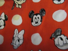 Camelot Fabrics Mickey Mouse & Friends Minnie Goofy Donald Duck VTG 18″X43″