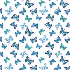 BENARTEX – Capri by Kanvas Studio – Capri Butterfiles – White ,1/4 yard