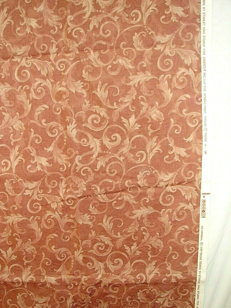 Stanley King Studio for Fabricut Cotton Woven Decorator Fabric ~ 5 yds. ~ New