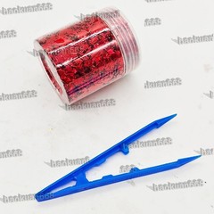 4g Red Chopped Short Cut Forging Color Plastic Pieces for Carbon Fiber DIY