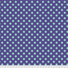 Tula Pink PWTP118 All Stars Pom Poms Iris Cotton Fabric By Yard