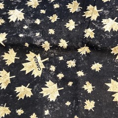 Canada Theme Maple Leaf Fabric 4 Pc Lot Quilting Crafts Sewing Cotton Prints