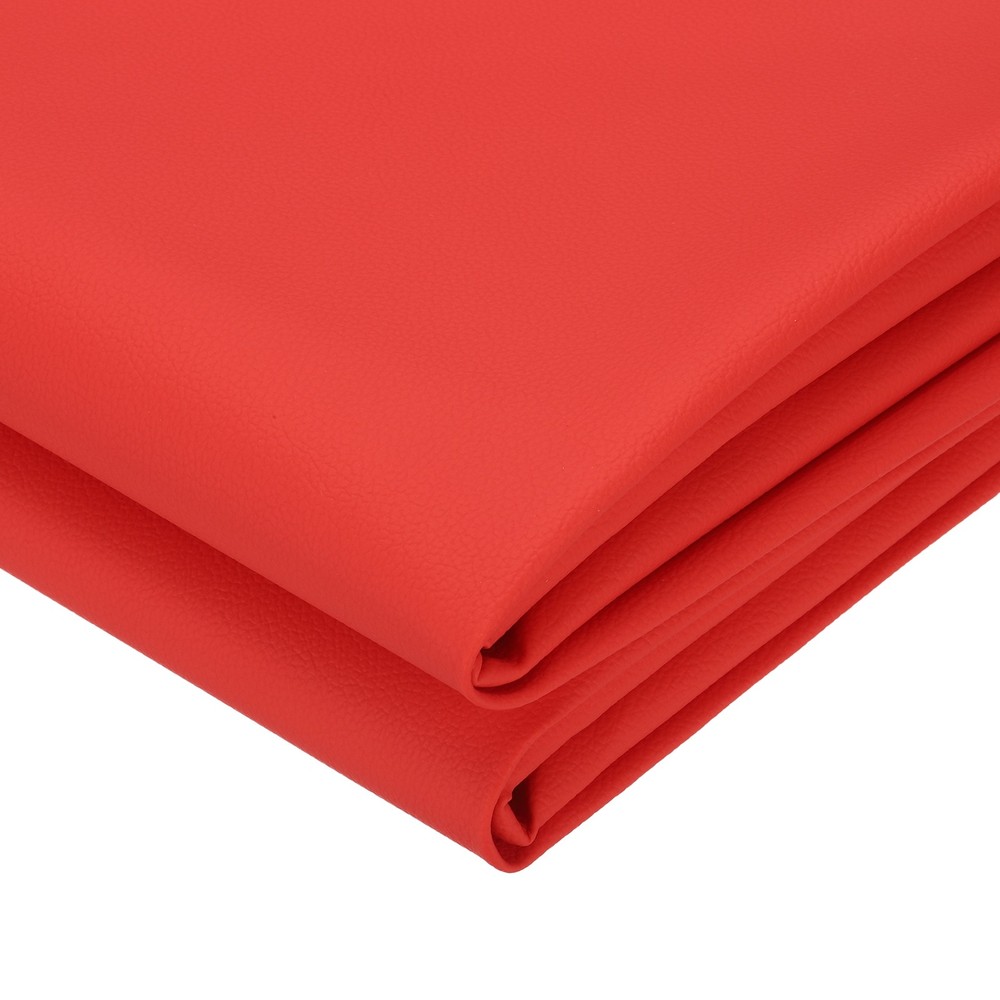 63×39.4″ Faux Leather Sheet, Red PU for Crafts