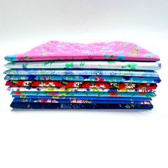 Cotton Floral Fabric Quilt Bundle # 36 / 1 Yard of Each Color / 10 yards for $15