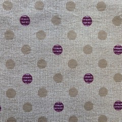 Blue Skies by RJR Thimbleberries Fabric 5.5 Yards Beige Red Polka Dots Cotton