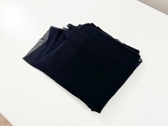 Mesh Fabric 40D Nylon Spandex 4-Way Stretch Tulle 63×66″ IN Black